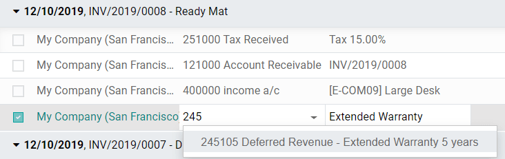 Modification of a posted journal item's account in SotaERP Accounting