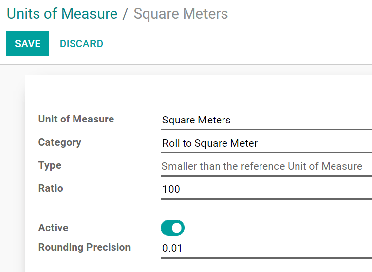 Create a second unit of measure in SotaERP Purchase